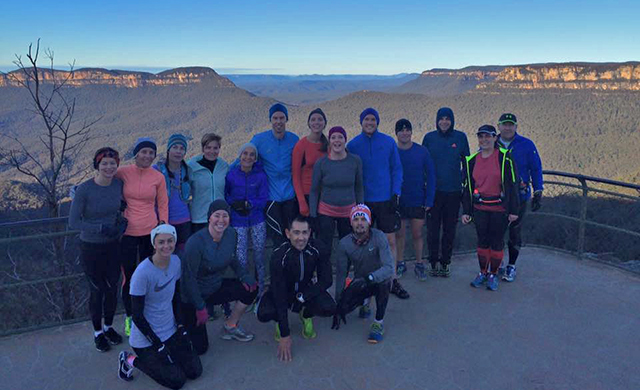Run Crew training camp in the Blue Mountains NSW