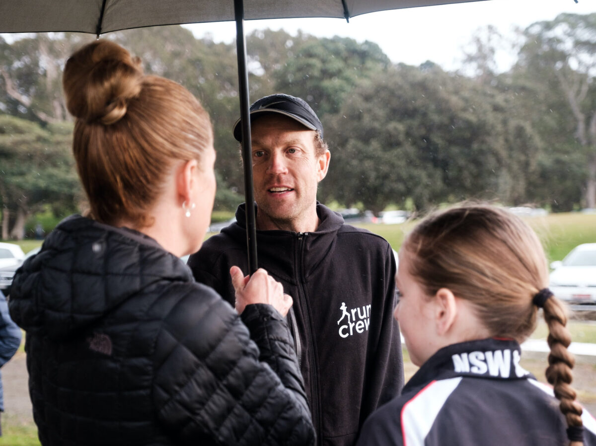 Run Crew group training session at Centennial Park