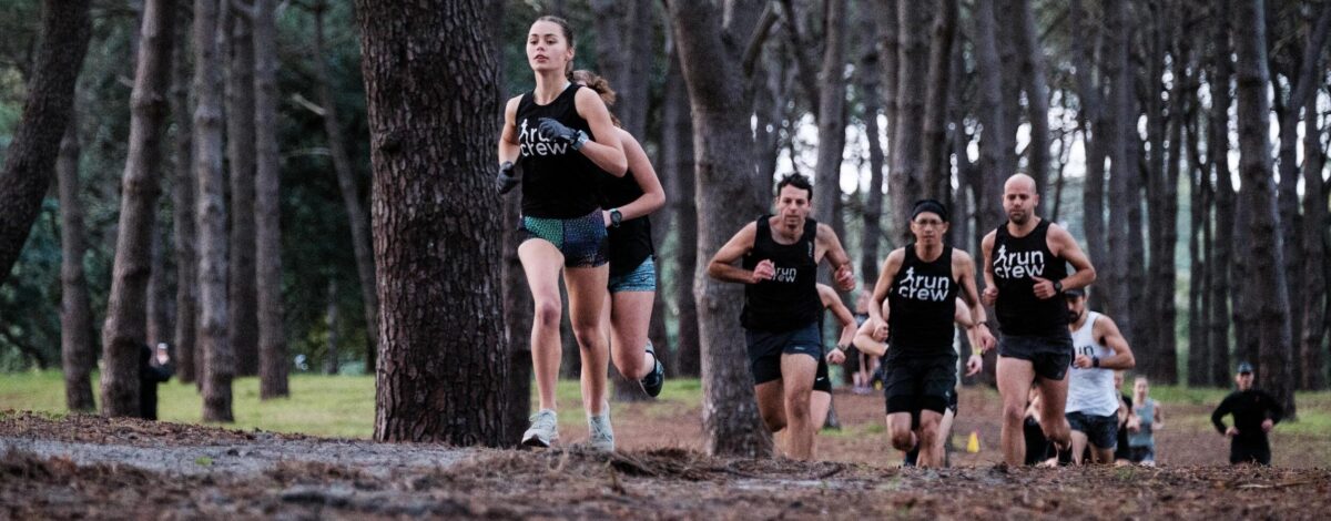 Run Crew members at a cross country event