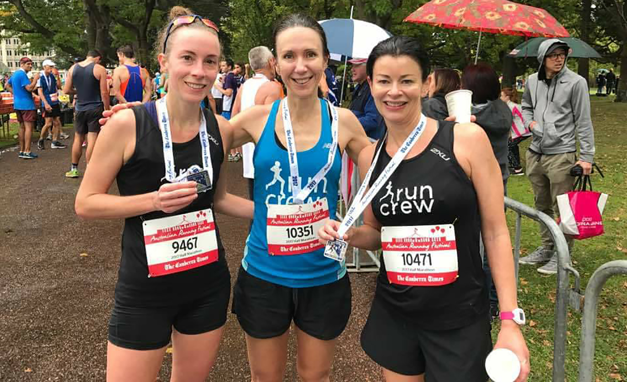 Run Crew runner at Canberra Marathon